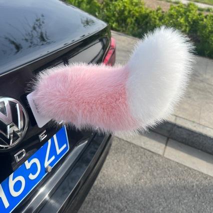 Fluffy Tail Car Decoration ππ¦β¨