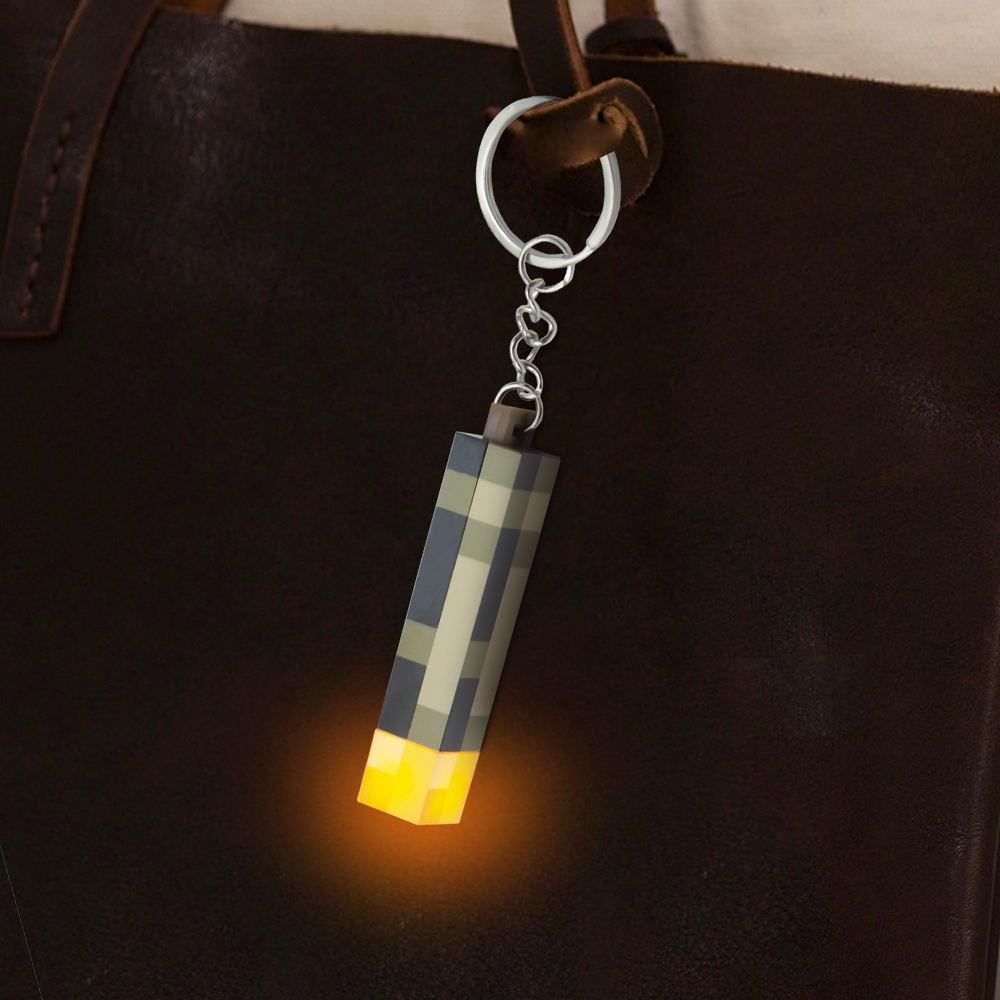 π‘ (Minecraft) Candle Light Keychain πβ¨