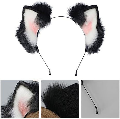 Animated Cat Ear Headband with Motion Ears