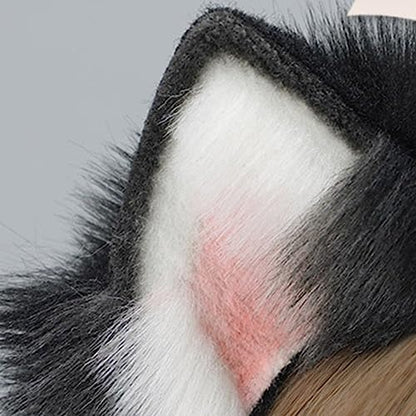 Animated Cat Ear Headband with Motion Ears