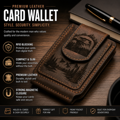 Zajim Leather Card Wallet