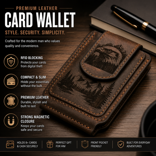 Zajim Leather Card Wallet