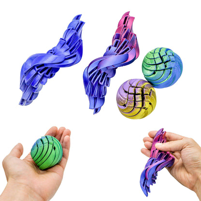 🌀 Slime Ball Fidget Toy – Transforming Stress Relief Desk Toy