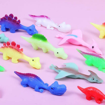 🦖 Stretchy Catapult Dinosaur Toy