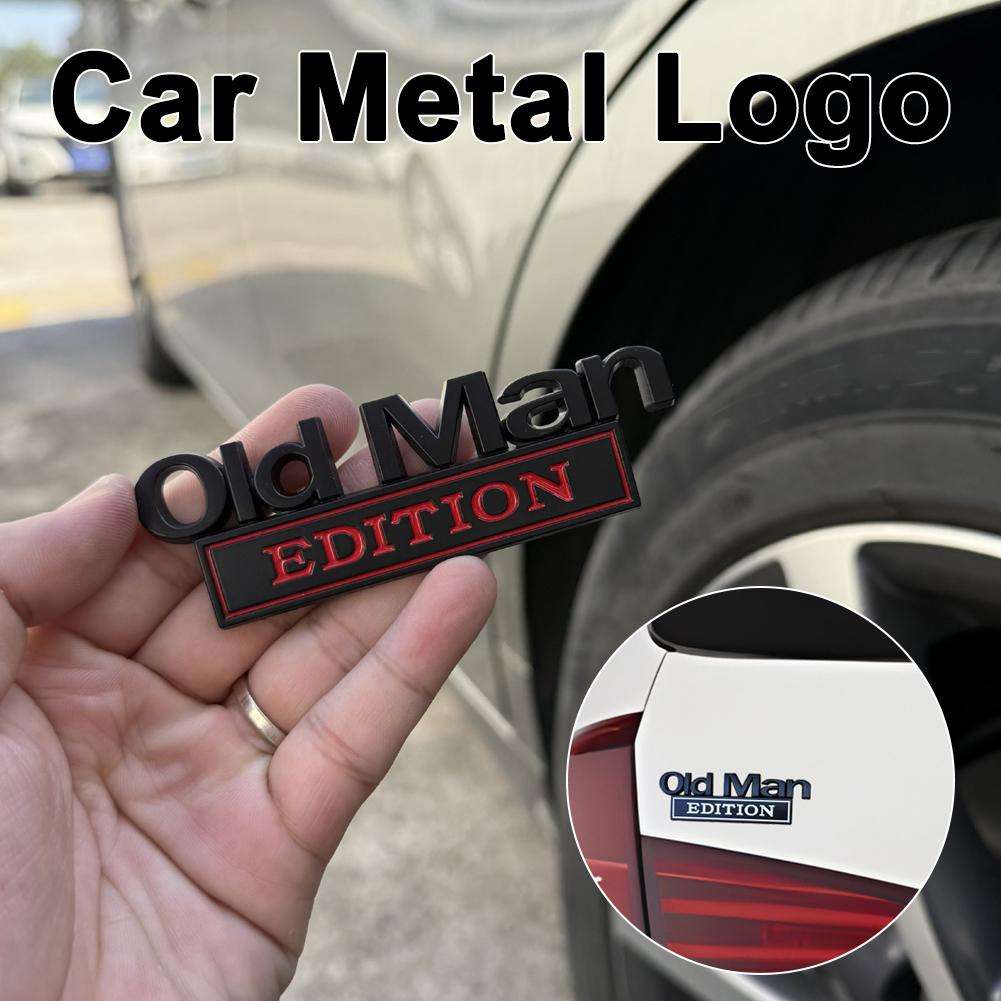 Old Man Edition Car Emblem 🚗
