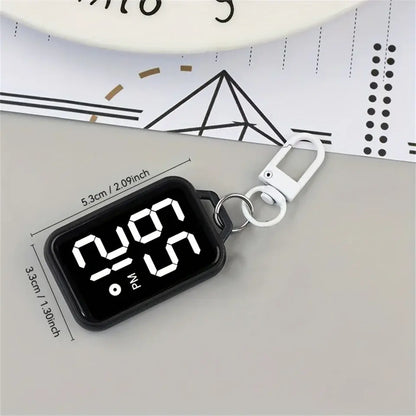⏰✨ Cute Mini LED Clock Keychain ✨🎀