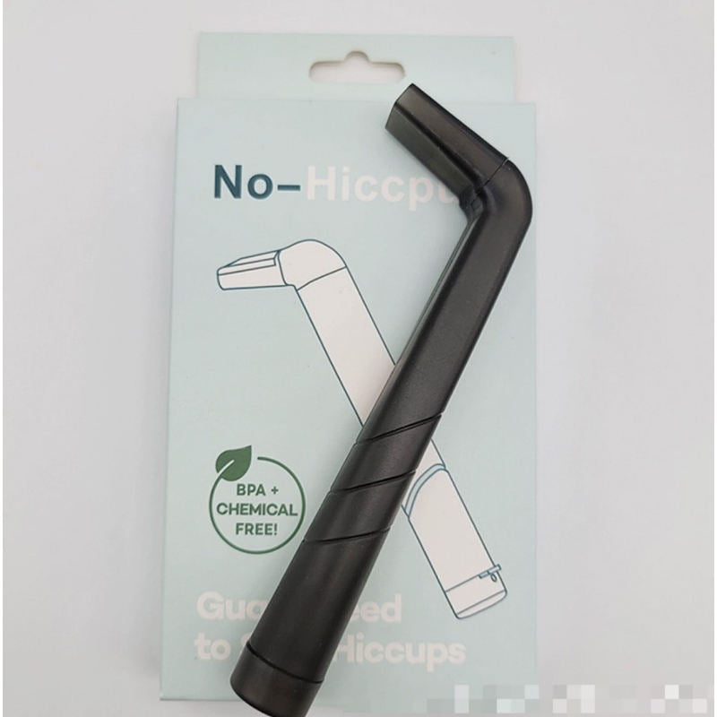 Anti Hiccup L-Shaped Straw 🥤✨