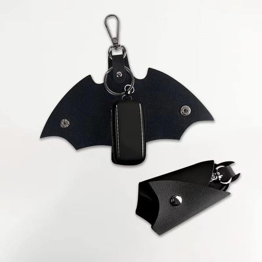 Batman Leather Keychain 🦇🔑